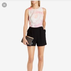 Beautiful Ted Baker London, Rose on Canvas romper,